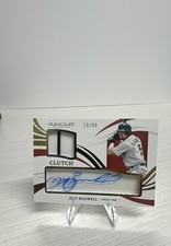 2021 Panini Immaculate Collection - Clearly Clutch Materials Jeff Bagwell...