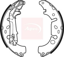 Image of Brake Shoe Set Rear Fits Citroen Fiat Opel Peugeot Vauxhall APEC SHU698