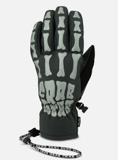 Brand New Mens Crab Grab Slap Snowboard Gloves 65 Bones Reflective DWR coating