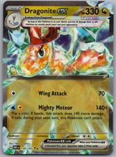 Dragonite ex Double Rare SV03: Obsidian Flames 159/197 NM
