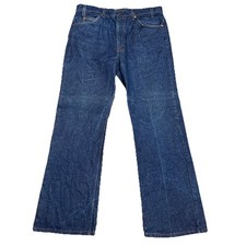VTG 70s / 80s LEVIS 542 Orange Tab Bootcut Jeans 36x31 Saddleman 20517-0217 USA