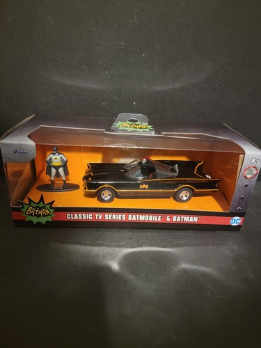 Batmobile 1966 Miniature 1:32 Jada Toys - Édition Limitée - Die-cast Noir - Modèle Collector