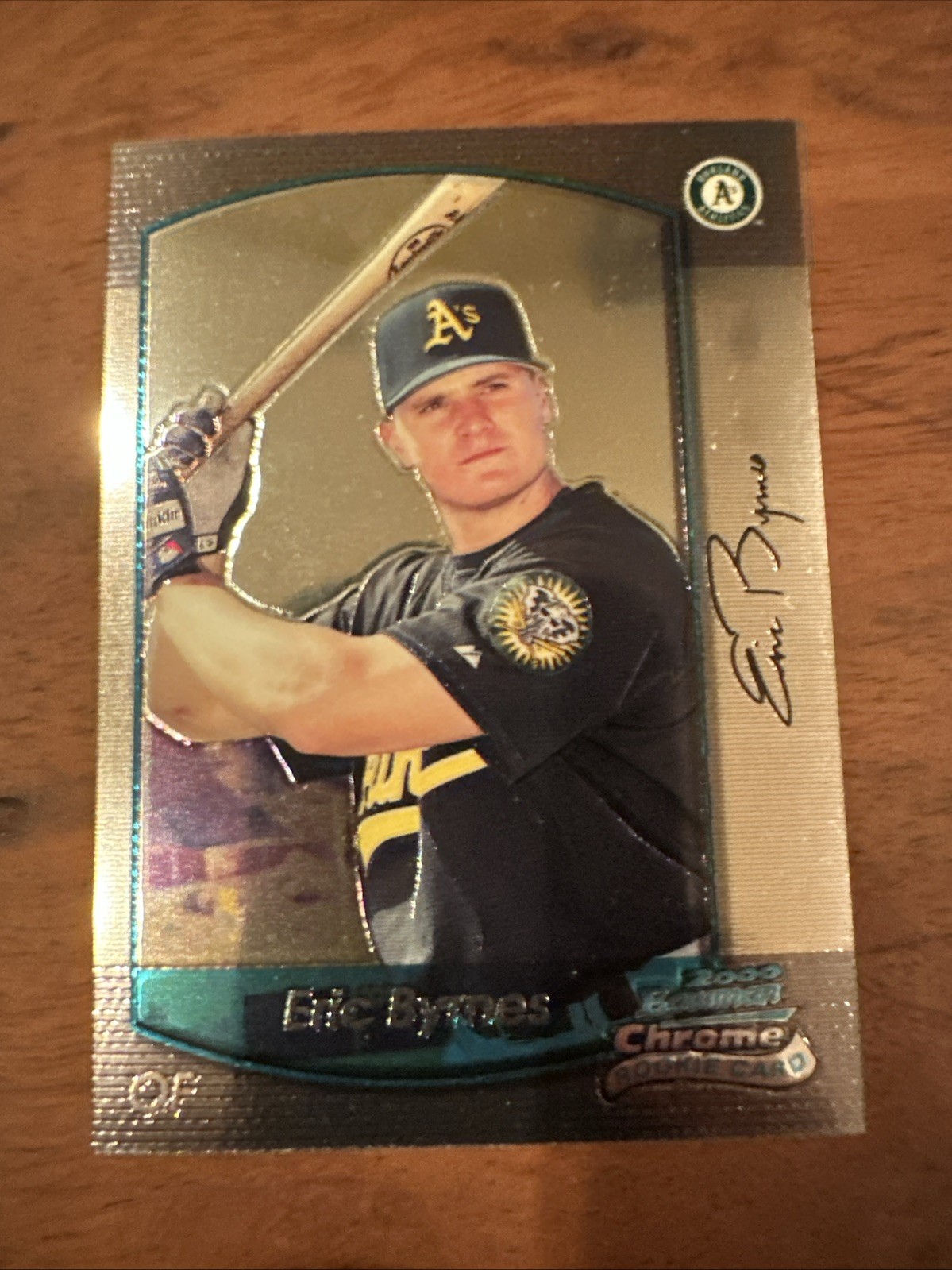 2000 Bowman Chrome Draft Picks & Prospects - Eric Byrnes #56 (RC) A's B697