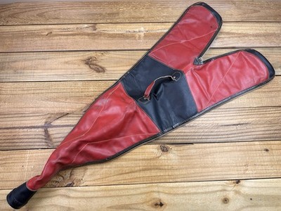 VTG National Sports Co. Quick Draw RED Leather Vinyl Rifle Shotgun Case Cover