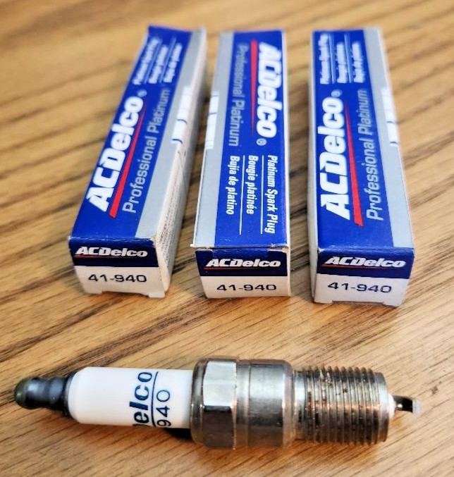 3X GENUINE GM ACDELCO PROFESSIONAL PLATINUM SPARK PLUGS 41-940