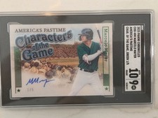 2023 Panini Chronicles MARCELO MAYER America’s Pastime RC Auto Green #/5 SGC 9