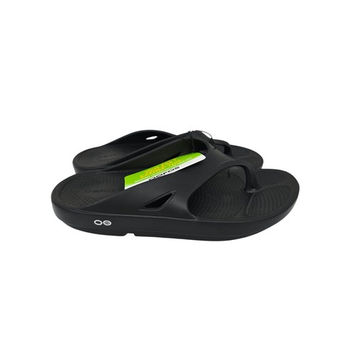 OOFOS Ooriginal Unisex Recovery Flip-Flops Thong Sandals Black M10 W12