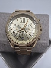 Michael Kors Unisex Bradshaw Gold-Tone Stainless Steel Watch MK5605 Z3-A12