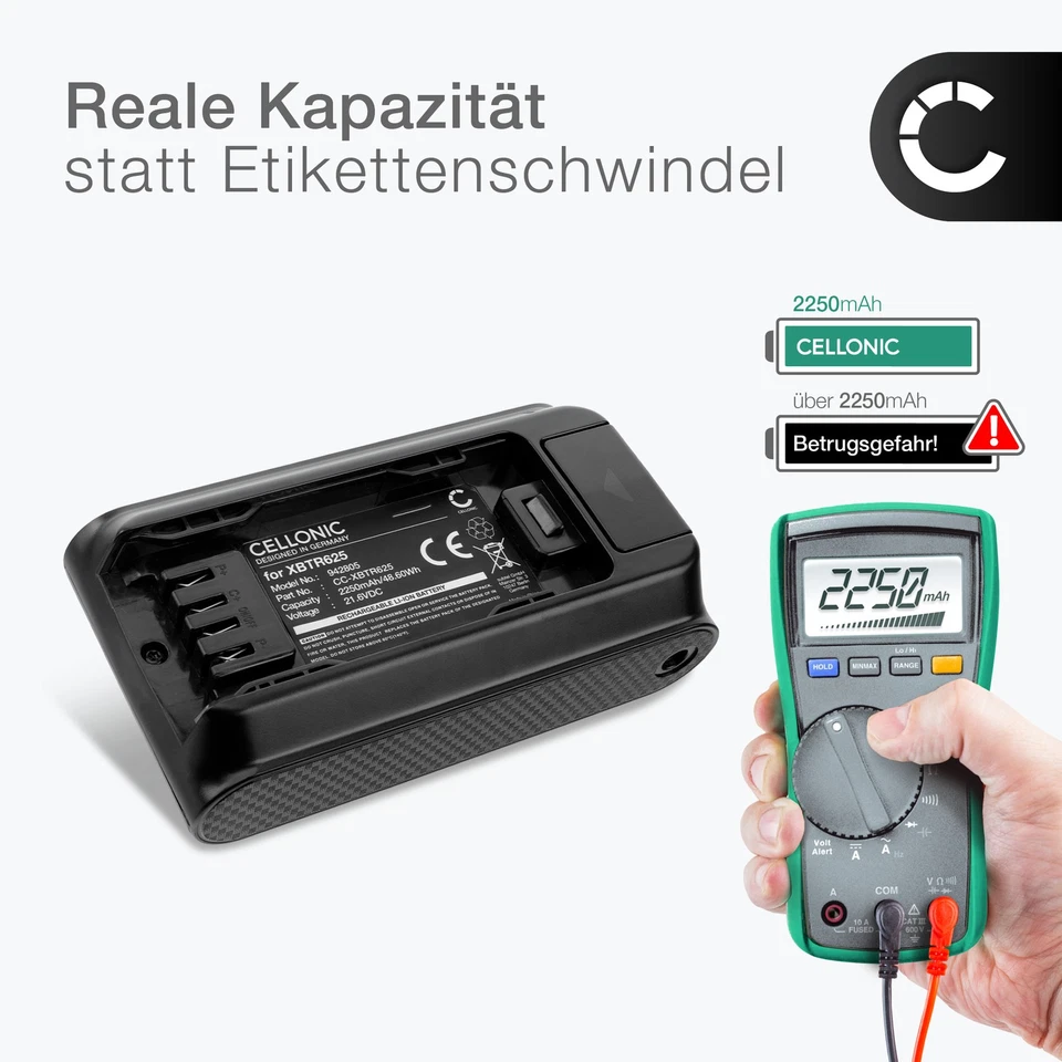 Akku für 21.6V 2250mAh Shark Cordless Detect Pro - Bild 2 von 4