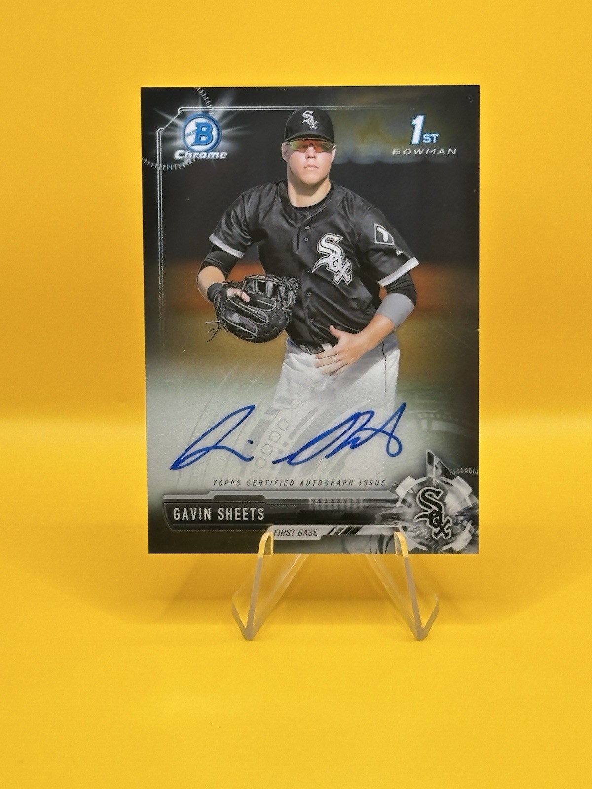 2017 Bowman Draft - Chrome Draft Pick Autographs Gavin Sheets #CDA-GS (AU, RC)