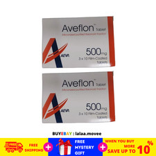 2 X Aveflon 500mg 30's Treatment of Hemorrhoids/Piles