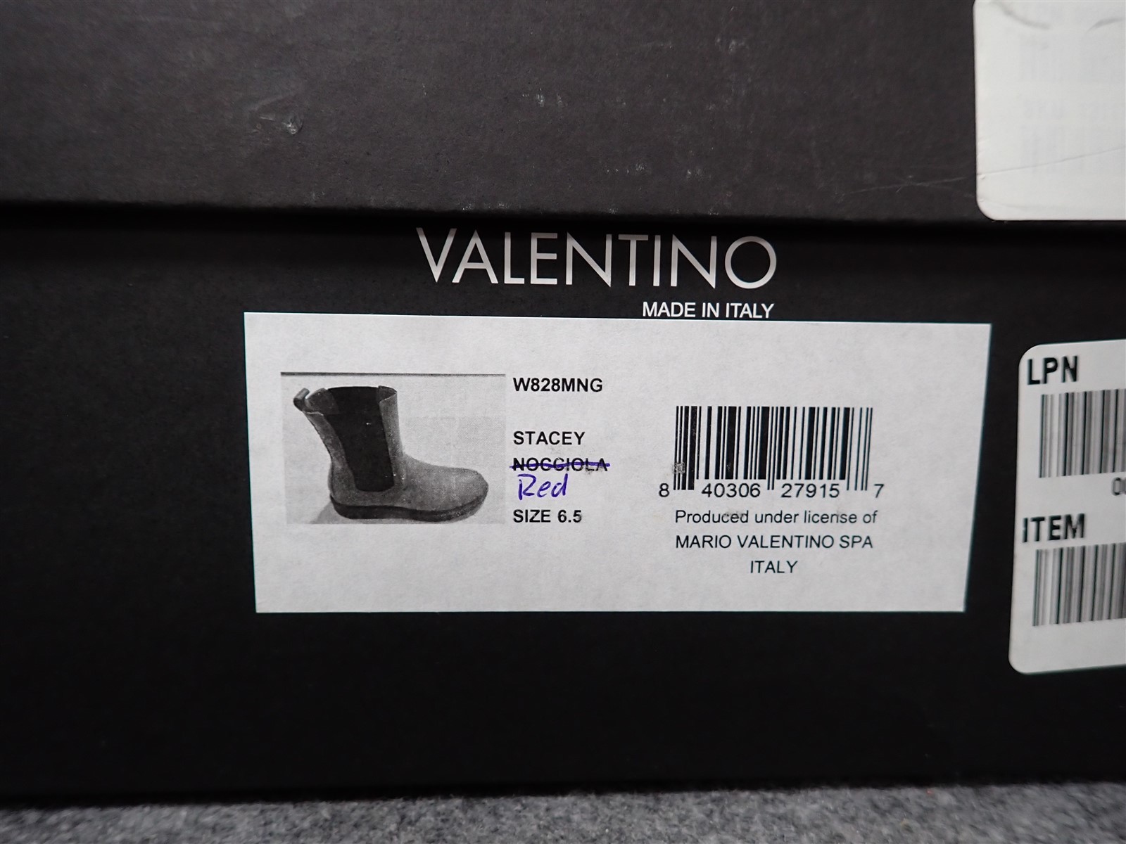 NEW Valentino Stacey Monogram Leather Boots Red Women's Size 6.5 (SS58) thumbnail 6