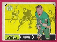 1968-69 O-Pee-Chee - Andre Boudrias #53 (RC) - light creases