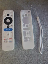 Remote Control Cover, ONN Streaming Box, 2025 4K Plus & 2024 4k Pro, New / White