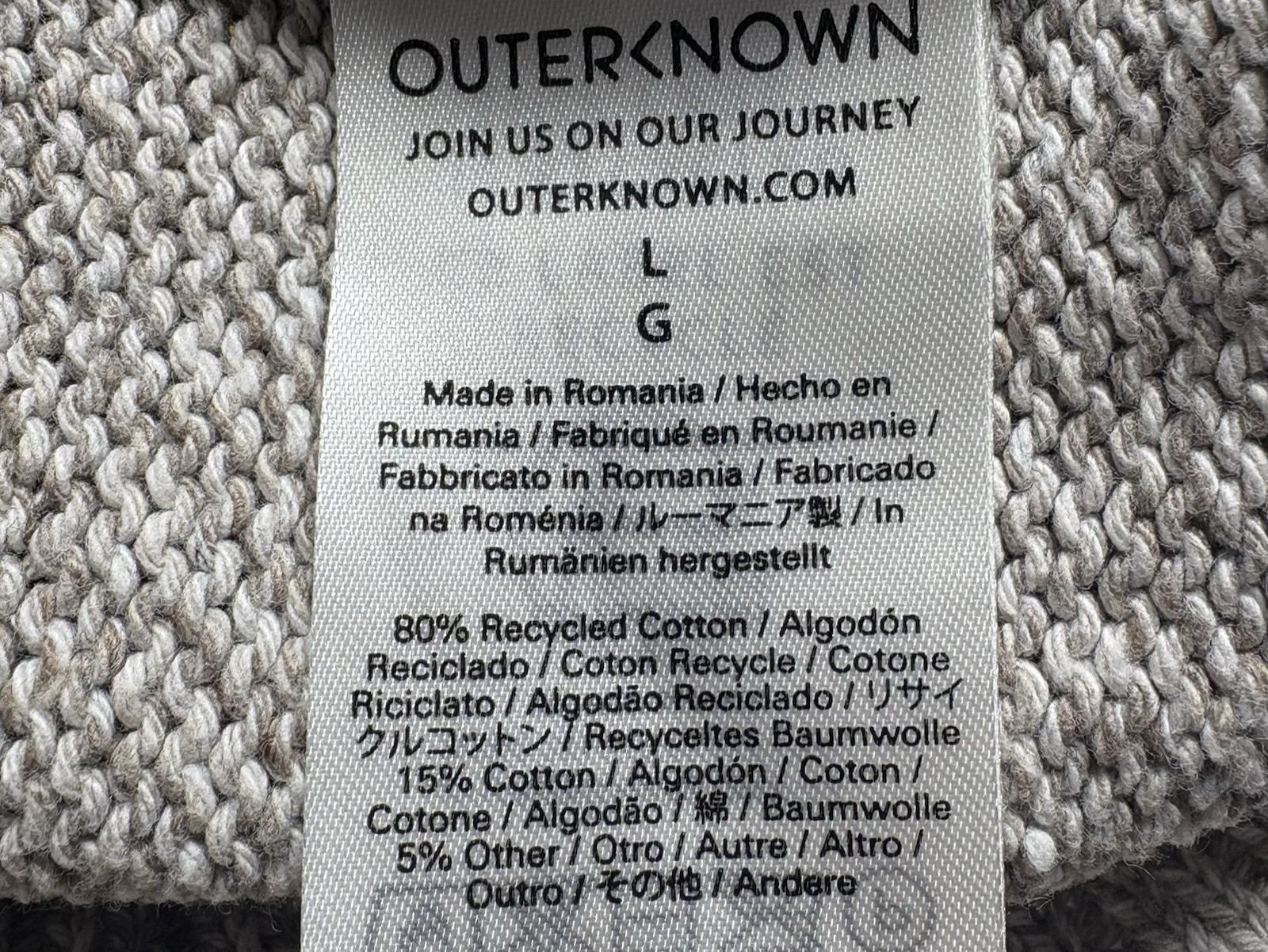 OUTERKNOWN Men Pullover Long Sleeve Crewneck Swea… - image 6