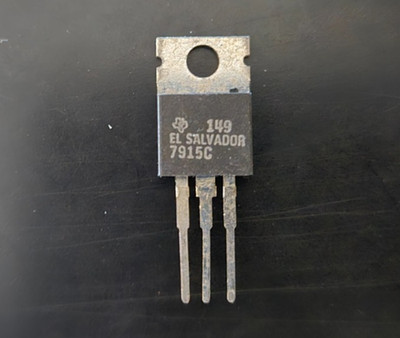 1 PCS 7915C TI Texas Instruments -15V 1A Negative VOLTAGE REGULATOR TO-220
