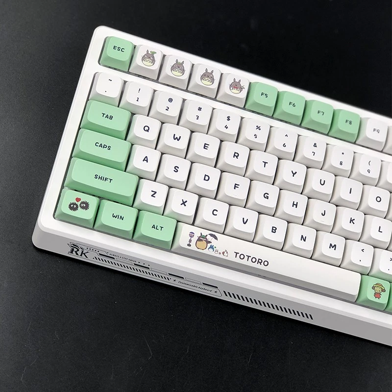 Cute Totoro Japanese Anime XDA Profile Dyesubs PBT Keycap Set - Image 4 of 4
