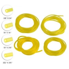 Fuel Line Hose Tygon Tube w/ 4 Sizes Tubing Fit For Common 2 Cycle Small Engines