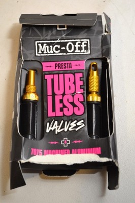 Muc-Off Tubeless Valve Stems - Gold TU4013