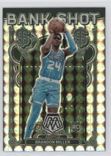 2023-24 Panini Mosaic Bank Shot Mosaic Prizm Brandon Miller #14 7a6