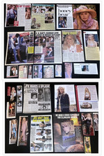 Daryl Hannah LOT OF MAGAZINE CLIPPINGS plus JFK Jr. tabloid articles Daryl Hannah LOT OF MAGAZINE CLIPPINGS plus JFK Jr. tabloid articles