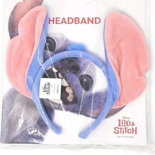 NEW Disney Lilo Stitch Plush Ear Headband 2025 Movie Promo