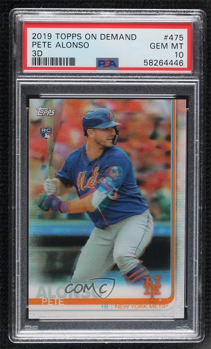 2019 Topps TOPPS ON DEMAND 3D #475 Pete Alonso front