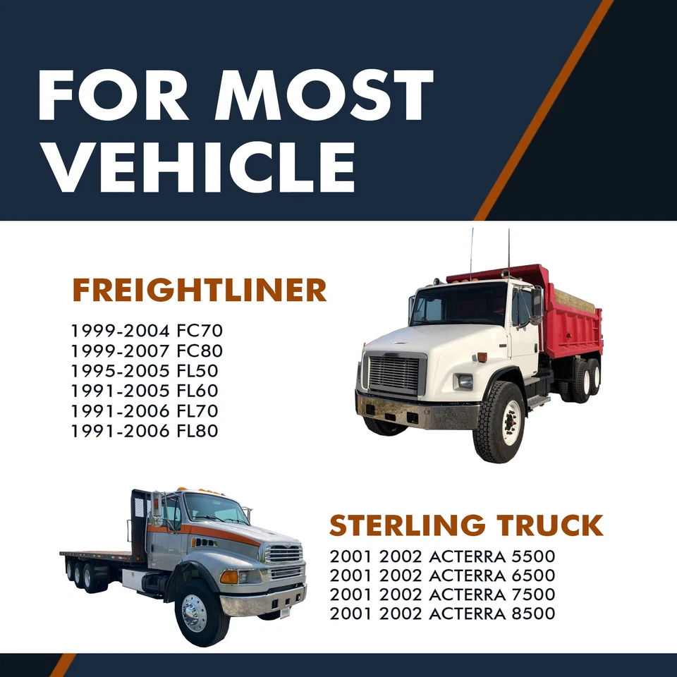 Par de 2 amortiguadores delanteros para Freightliner Fc80 1999-2007 Foto 2 de 3