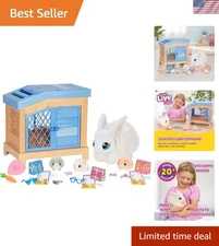 Interactive Mama Bunny Playset - Nurturing Fun with 21 Accessories for Ages 3+