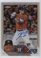2023 Topps Chrome Rookie Auto Refractor 492/499 Korey Lee #RA-KL Auto 0l44