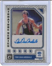 2023-24 Panini Donruss Optic - Signature Series Tom Van Arsdale #SS-TVA (AU)