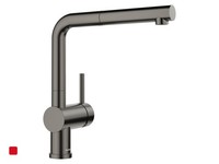 Blanco Linus-S Satin Dark Steel - 527 733 Hochdruckarmatur Wasserhahn Auszieh