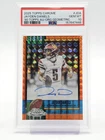 JAYDEN DANIELS 2025 TOPPS CHROME 1990 AUTO ORANGE GEOMETRIC /25 PSA 10 Q3178