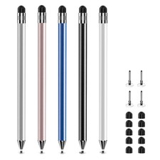 Stylus with 10 Rubber Nibs 4 Clear Tips, 2-in-1 Stylus Pen for Touch Screen5...