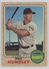 2017 Topps Heritage High Number Flip Stock Nick Hundley #525 0b0