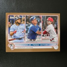 OHTANI/GUERRERO JR/PEREZ - 2022 Topps Gold 