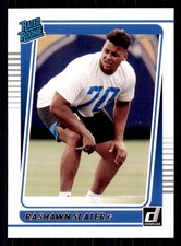 2021 Donruss #332 Rashawn Slater Los Angeles Chargers