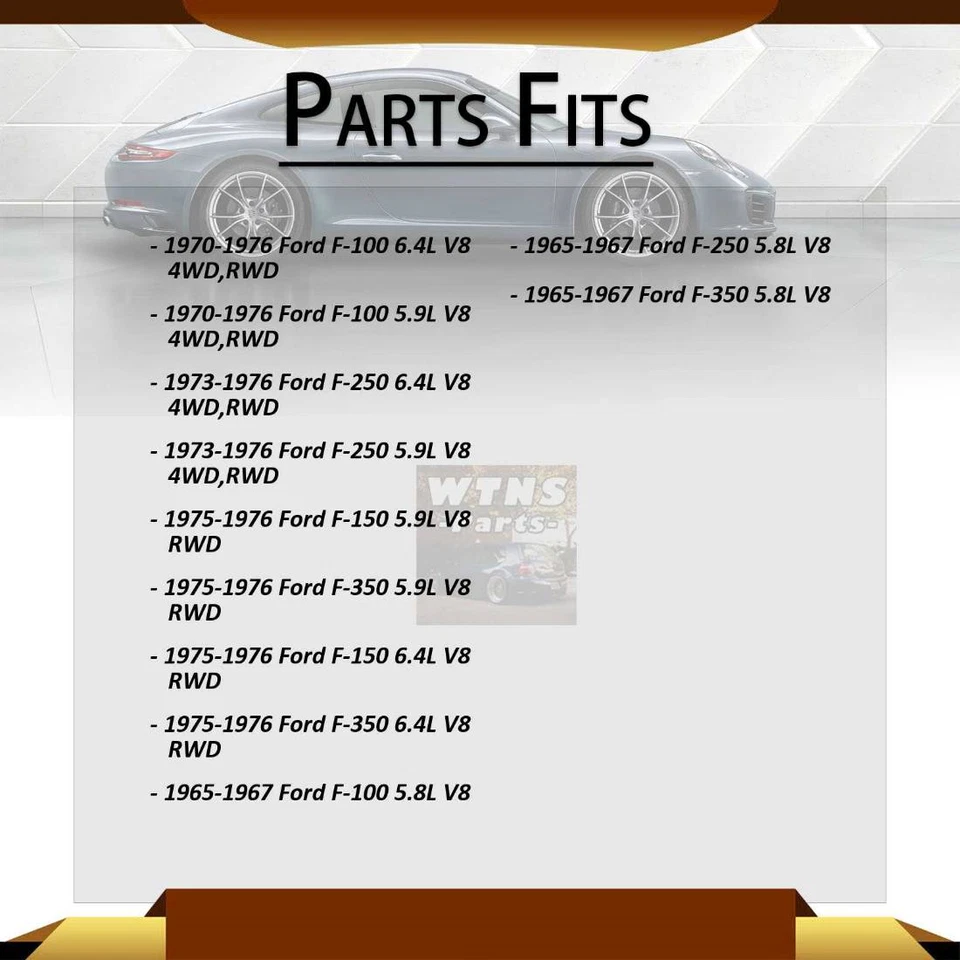 2x soportes de motor delanteros para Ford F-350 1975 1976 tracción trasera 5,9 L Foto 2 de 4