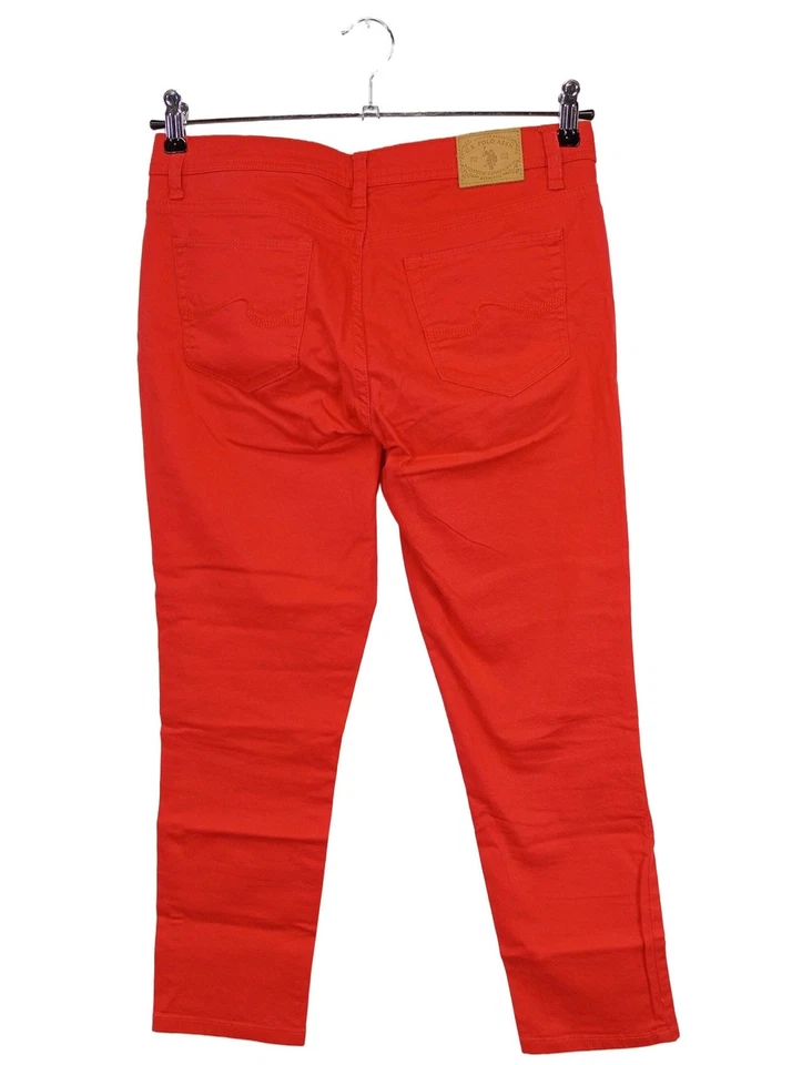 U.S. POLO ASSN. Pantalón de tubo Mujeres Pantalón Talla EU 38 rojo look casual - Imagen 2 de 4