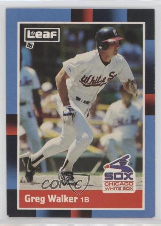1988 Leaf Canadian Greg Walker #86 1s2x