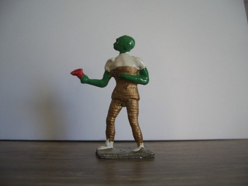 DAN DARE WHITE METAL FIGURE EAGLE COMICS TREEN