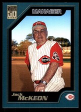 Jack McKeon 2001 Topps #332 Cincinnati Reds MLB READ FREE SHIPPING AutographDen