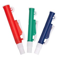 Pipette Pumps, 3pcs Lab Handheld Pumps: 2ml , 10ml Green, 25ml Red, Fit3802