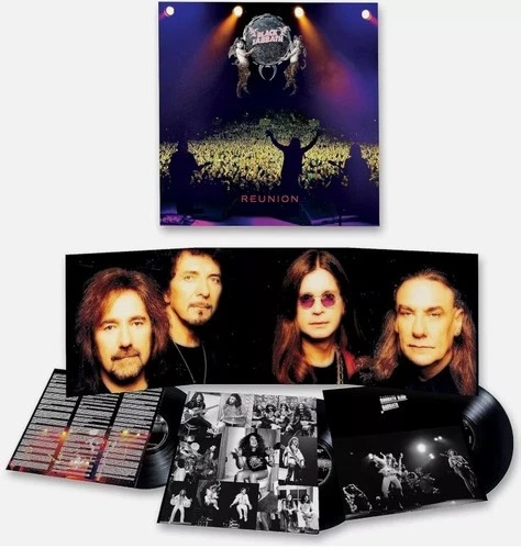 Black Sabbath Reunion LP Album vinyl record reissue 3 x LP Live in Gatefold Epic