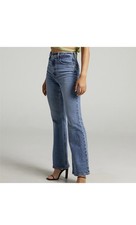 Levi's 70's High Rise Flare Blue Denim Distressed Jeans Women's Size 28 - NWT