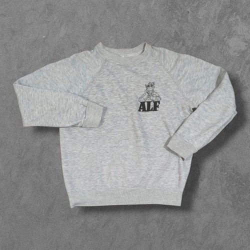 Vintage 90s Alf Sweatshirt Grey Small