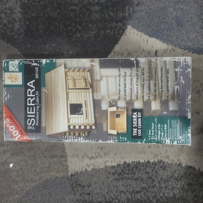 #ad #ad The Sierra Miniature Log Cabin Kit SR105 by Duracraft COMPLETE Solid Pine RARE $135.00