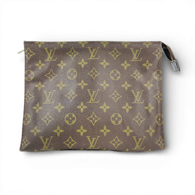 LOUIS VUITTON Pochette Toilette 25 Monogram Canvas Vintage Zip Clutch Tasche ...