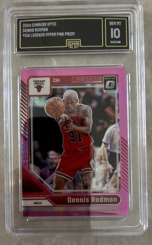 2024-25 Panini Donruss Optic - Legends Dennis Rodman #241 Pink Hyper Prizm