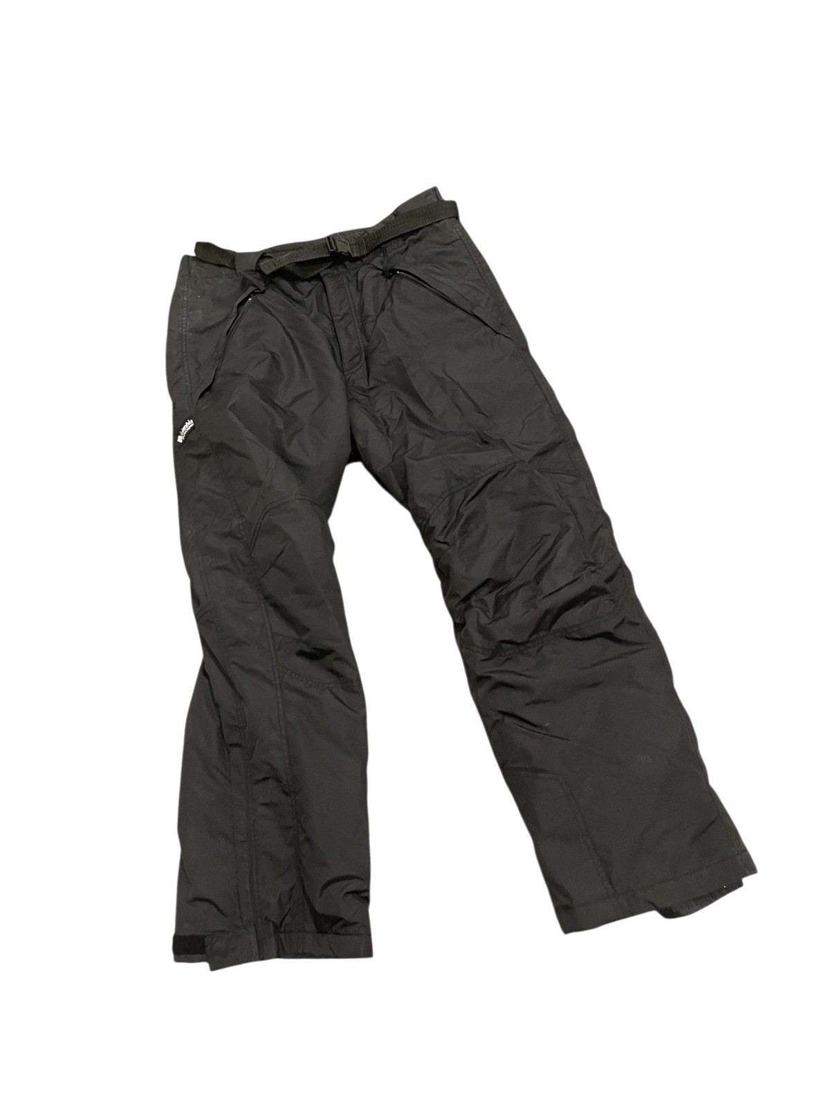 Columbia Mens L Black Insulated Waterproof Winter Ski Snowboard Snow Pants